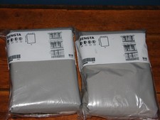 2  lange Vorhänge  hellgrau  verdunkelnd  210 x 300 cm  Ikea  Bengta -unbenutzt