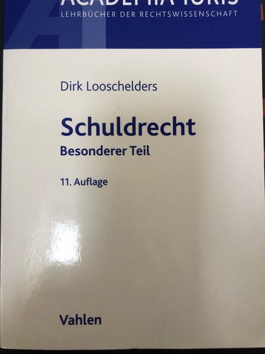 Schuldrecht besonderer teil - besonderer,