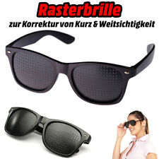 Lochbrille Rasterbrille Gitterbrille Sehkorrektur Augentraining Pinhole Brille