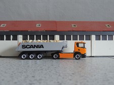 Scania CG 17 L 5-achs Schmitz Kippersattelzug - orange-Scania