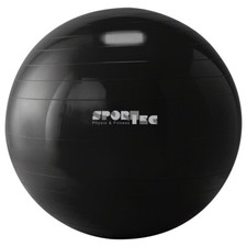 Black ball gymnastikball - black,