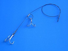 Engl. Raubfischsystem, verschiebbarer Drilling, Stahlvorfach, hohe Tragkraft