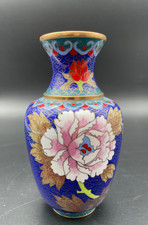 China cloisonne vase floraler - cloisonne,