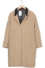 Cinque Mantel Damen Jacke Parka Gr. EU 40 Wolle Mohair Beige #dubtifn