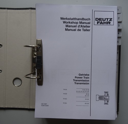 Deutz werkstatthandbuch - deutz,