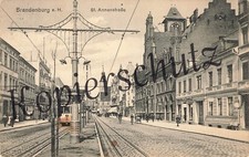 AK - DR - Brandenburg / Havel - St. Annenstraße Straßenbahn ~1912 Baddeckenstedt