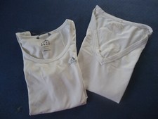 2 Stk. Damen T-Shirt u. Top weiß adidas und Only Gr. 38