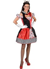 Kleid Herzkönigin kurz