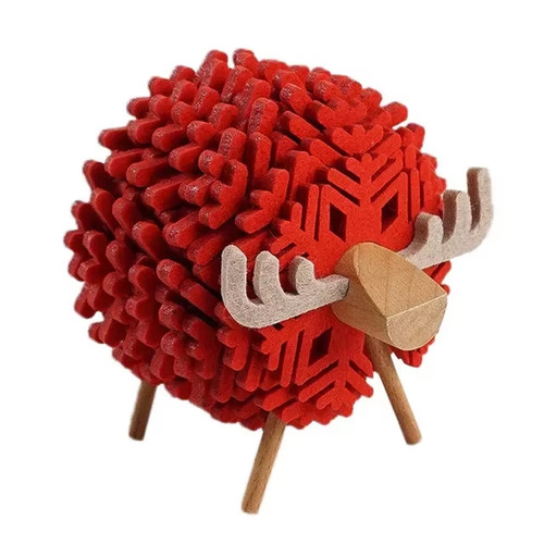 Felt coaster moose - felt,