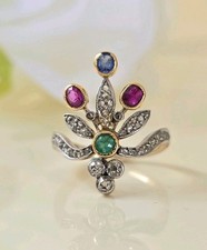 Jugendstil Tiara Ring
