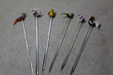 Cocktail Spieße * Bowlespieße * Glasmarker  * Glaskunst * LAUSCHA