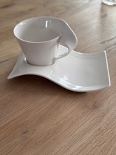 Villeroy & Boch New Wave 8-teilig Milchkaffeetasse und Untertasse je 4 Stk