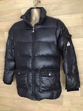Original Pyrenex Spoutnic glänzend schwarz Daunen gefütterte Jacke Unisex GRÖSSE 16 JAHRE