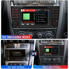 Für Mercedes C/CLC/CLK Klasse W203 W209 Wince 6.0 DAB+ Autoradio GPS Navigation