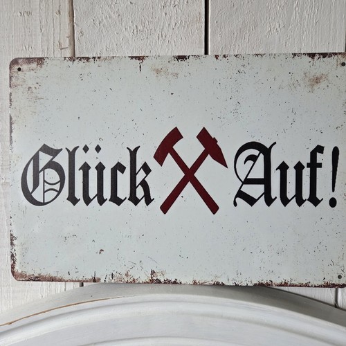 Dekoschild glück auf - dekoschild,