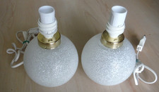 2 x Lampengestell für Nachttischlampe Nachttischleuchte Lampenfuß Glaskugel