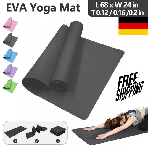 Faltbare yoga matte eva 6mm - faltbare,