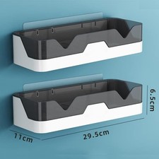 2x Duschregal ohne Bohren Duschablage Badregal Küchenregal Badezimmer Organizer.