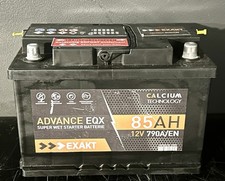 EXAKT Autobatterie 12V 85Ah Starter Batterie WARTUNGSFREI statt 74Ah 77Ah 80Ah