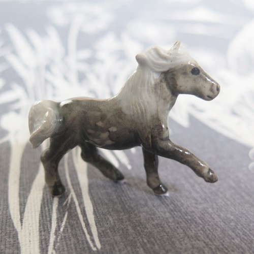 Dapple grau pony pferd minifig - grau,