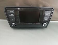 SKODA Octavia 3 5E Radio Telefon Media Bedieneinheit TP MIB2 5E0919605 monitor