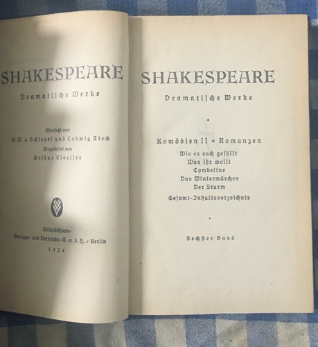 Shakespeare dramatische - shakespeare's,