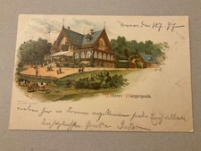 Ansichtskarte , Bremen , Meierei Bürgerpark