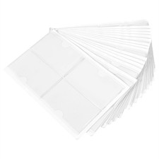 2X(60 StüCk Selbstklebende Etiketten Halter Karten FäCher Etiketten Halter 3487