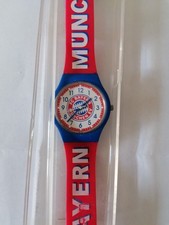 FCB Uhr Watch 80er KULT 90er FC Bayern Fan Artikel Sport Ball München Vintage