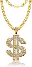 Dollar kette gold goldkette - dollar, gold,goldkette