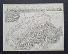 Antike Karte von 1882 -