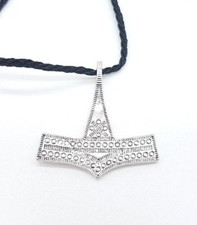  Anhänger Thorshammer K7.5 Ornamente Mjölnir Viking Götter Kette  Runen Ukko