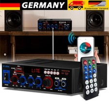 800W Digital Bluetooth Verstärker Audio HiFi Stereo Amplifier Vollverstärker FM
