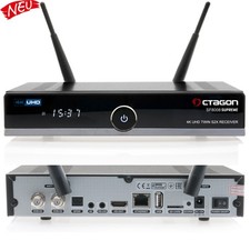 Octagon SF8008 V3 Supreme 4K UHD HDR TV Receiver -  E2 Linux Smart TV Box Easy