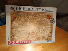 Alte Weltkarte Puzzle 2000