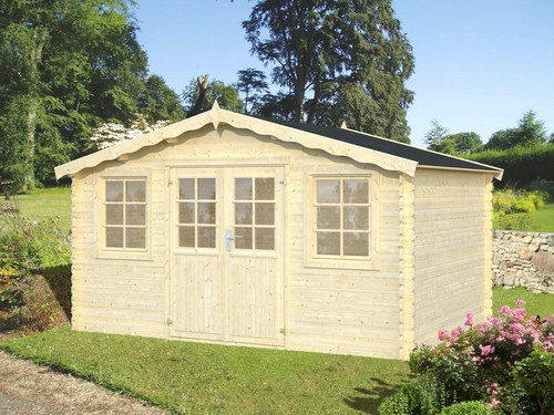 Gartenhaus holz 28mm arne - 28mm,