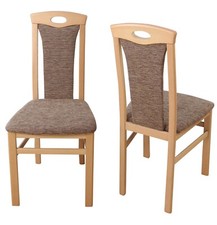 Esszimmerstühle 2er-Set, 4-Fuß-Stuhl (2Stück), Massivholzstuhl in 9Farben