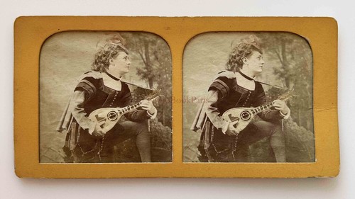 Weiblich mit mandoline - mit,