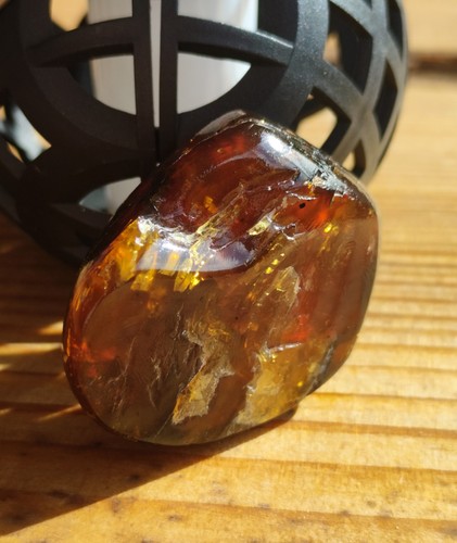 Seltener blue amber - amber, mit