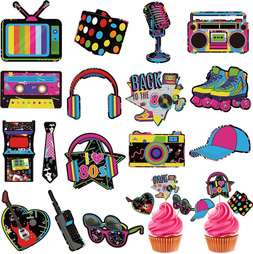 Stücke 80er cupcake - 32,