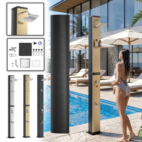Solar außendusche 40l 210cm - solar,