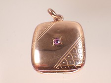 Antikes jugendstil rubin - antikes,