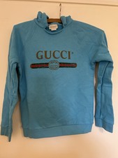 Gucci Kinder Sweatshirt Pullover Pullo Hellblau gr  10