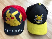 2x Pokémon Pikachu Basecap, Mütze, Kinder
