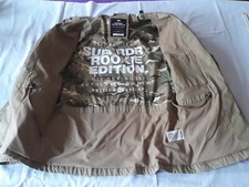 "Superdry"Tolle Jacke Braun Militär Destroyed Gefüttert Denim GR:L⚠️s.Maß!Neuw.