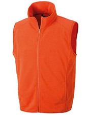Result Fleece Weste Damen Herren Bodywarmer Übergangs Jacke Ärmellos Microfleece