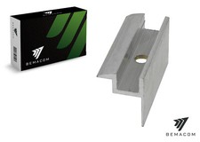 100x Photovoltaik Solar Endklemme Rahmenhöhe 35mm, Endklemmen EXTRA LANG 70mm