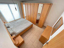 Driftmeier Schlafzimmer mit Schrank Doppelbett 2 Nachttische Kommode u. Spiegel