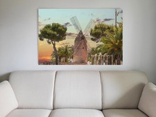 Leinwandbild: Windmühle /