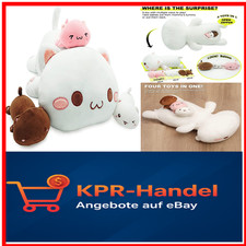 Plüschkatzenfamilie 4-teilig